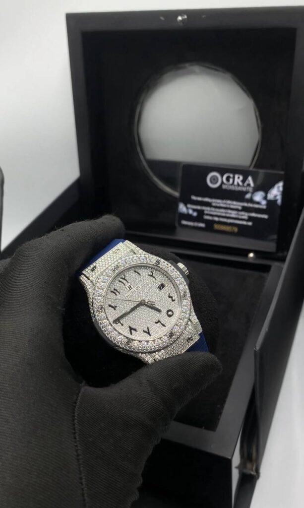 VVS Moissanite Diamond Watch for Men | Luxury Style