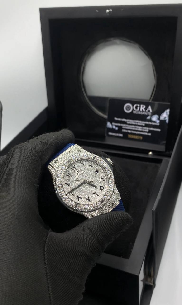 VVS Moissanite Diamond Watch for Men | Luxury Style